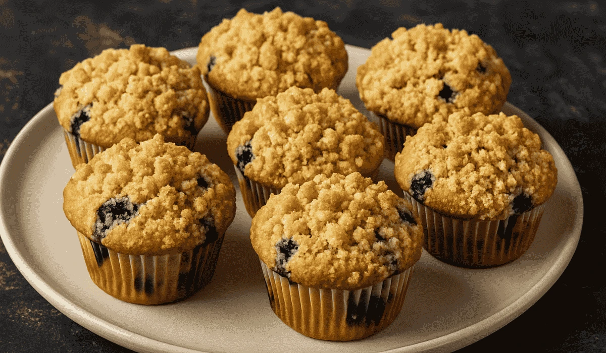 Blueberry Crumble Muffins Recipe