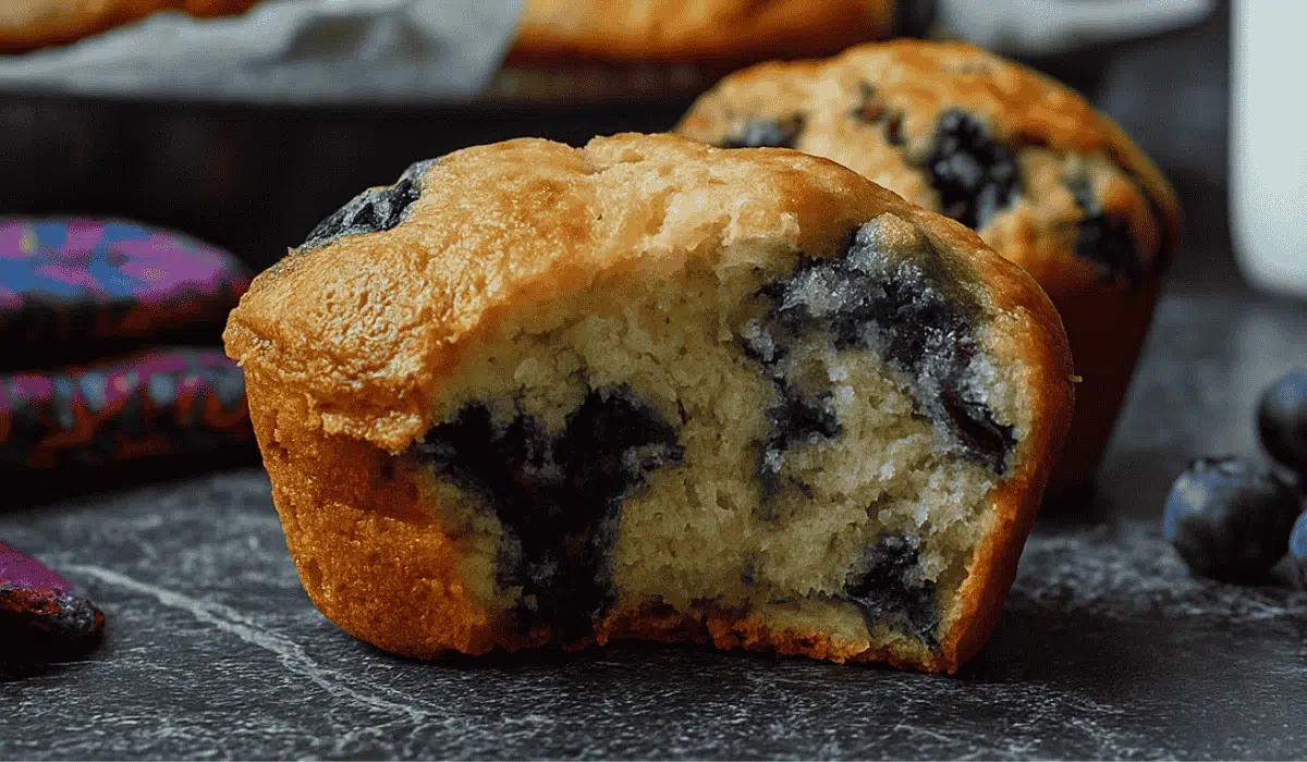 Moist Blueberry Muffin Recipe With Yogurt
