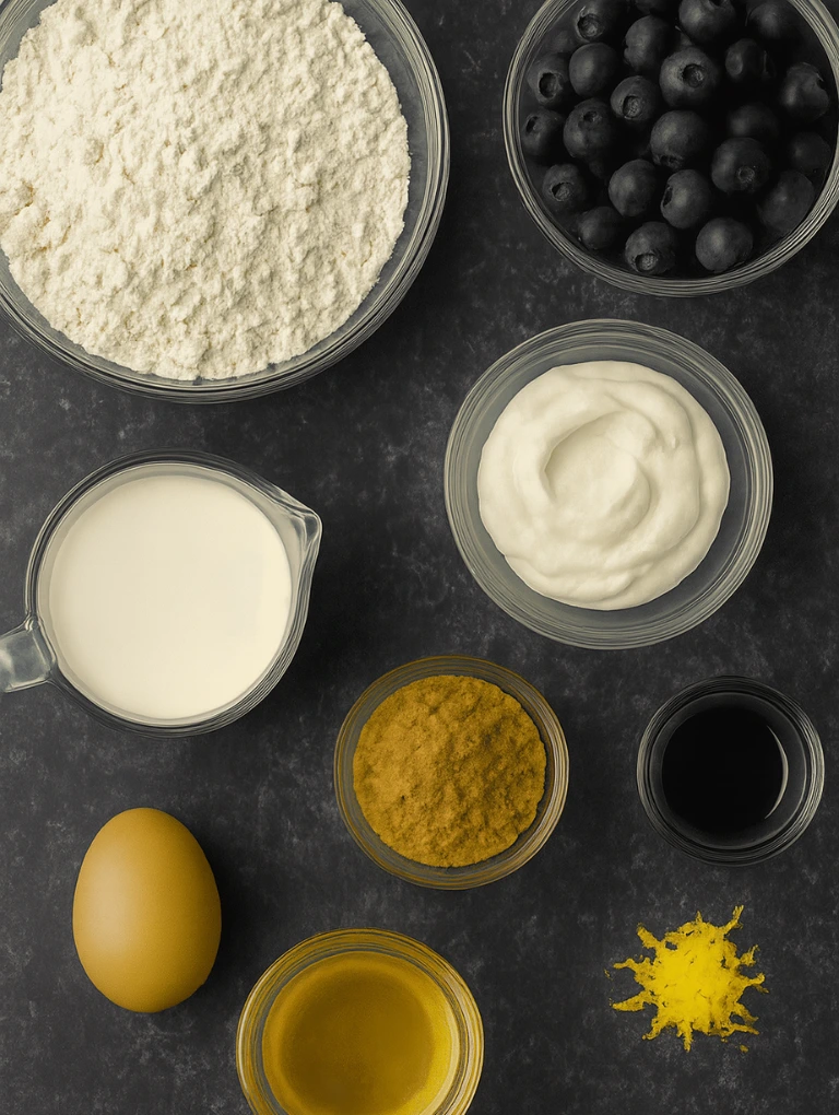 Bisquick Blueberry Muffins ingredients