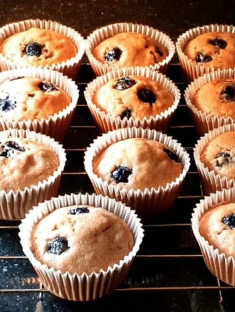Vegan Blueberry Muffins