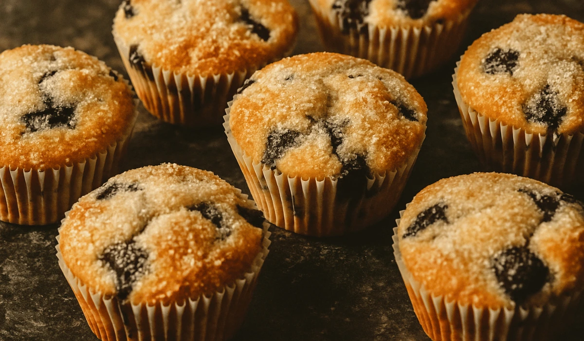Best Blueberry Muffins with Sugar Topping Ever
