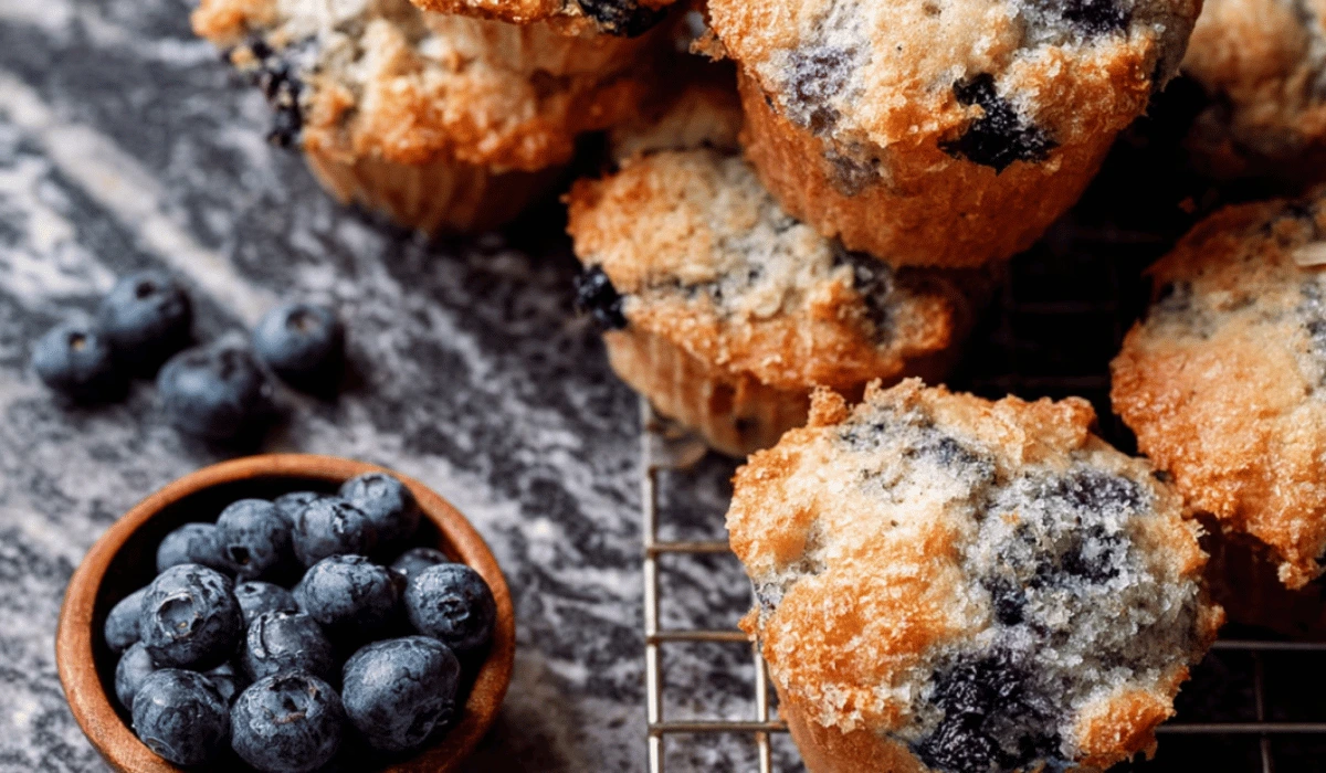 Fluffy Jumbo Blueberry Muffins You’ll Crave