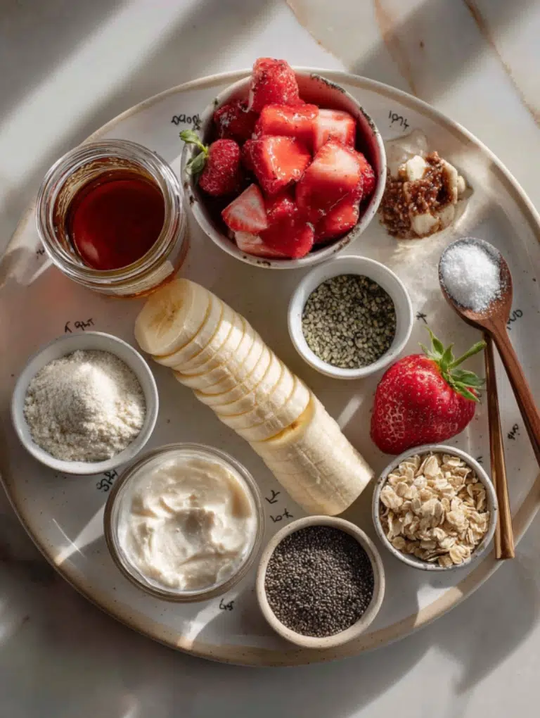 Strawberry-Banana Smoothie Bowl