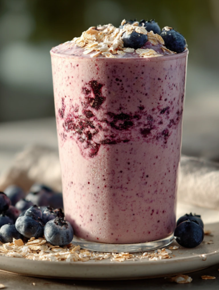 Triple Berry Oat Tropical Smoothie